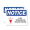 Signmission Fire Sprinkler Riser Inside Sign, Vinyl Decal, 7in W x 5in L, 2PK OS-2PACK-NS-D-57-L-12679 - alternate 1